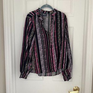 Maeve Multicolor Striped Blouse